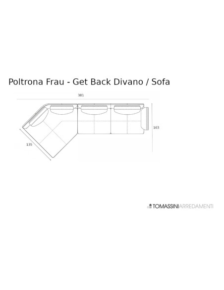 Divano Get Back con penisola (Offerta Expo) Poltrona Frau - 11