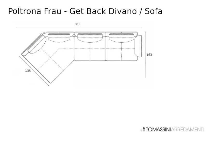 Canapé Get Back avec chaise longue (Offre Expo) Poltrona Frau - 11