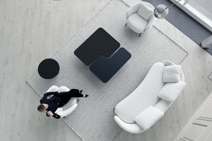 Poltrona Orbis bianca (Offerta Expo) Poliform - 6