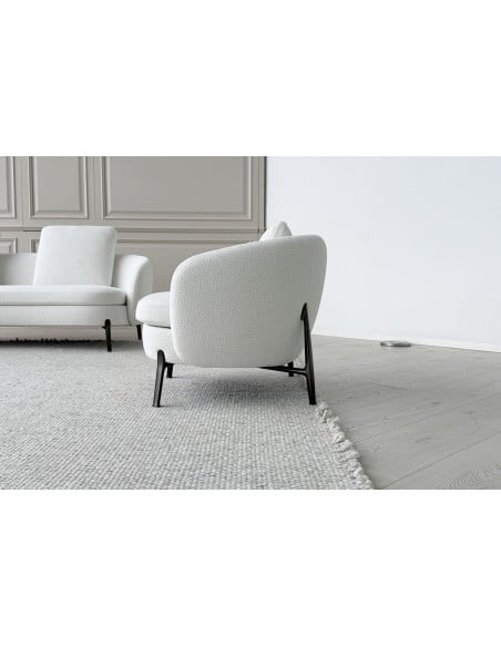 Orbis White Armchair (Expo Offer) Poliform - 3