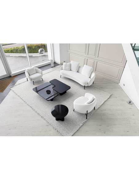 Orbis White Armchair (Expo Offer) Poliform - 5