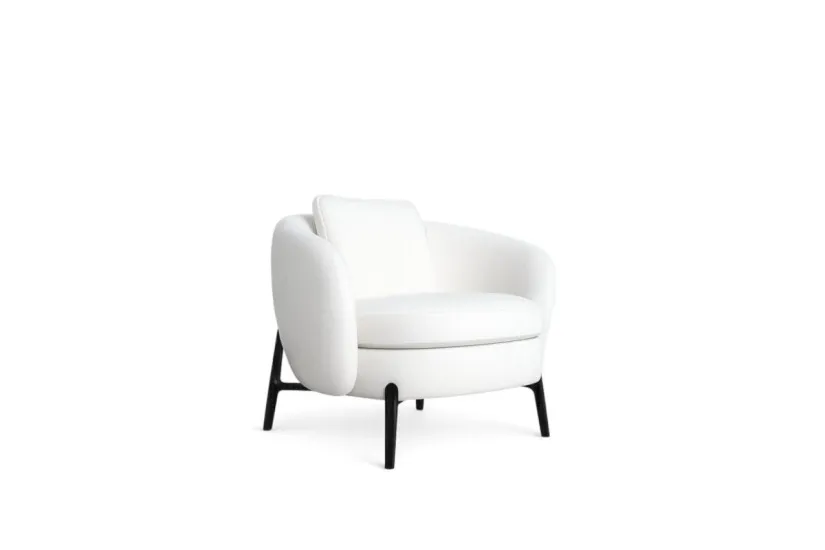 Poliform Orbis White Armchair (Expo Offer) | Online Shop
