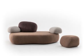 Divano Pebble Rubble Moroso | Design Front | Made in Italy 2