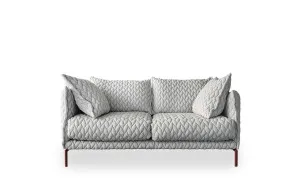 Moroso Gentry 2 Seater Bright Gray Fabric Sofa (Expo Offer) | Online Shop