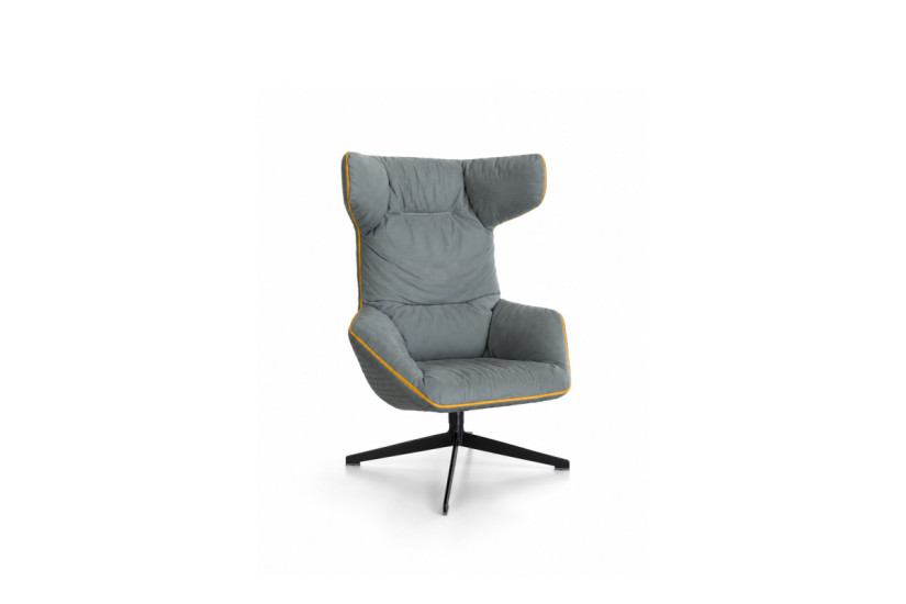 Moroso Poltrona Take a Line for a Walk in tessuto grigio (Offerta Expo)