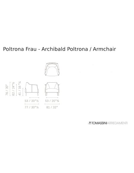 Archibald Armchair (Expo Offer) Poltrona Frau - 6