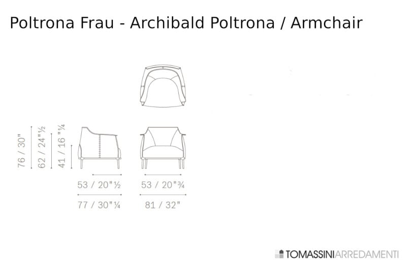 Poltrona Archibald (Offerta Expo) Poltrona Frau - 6