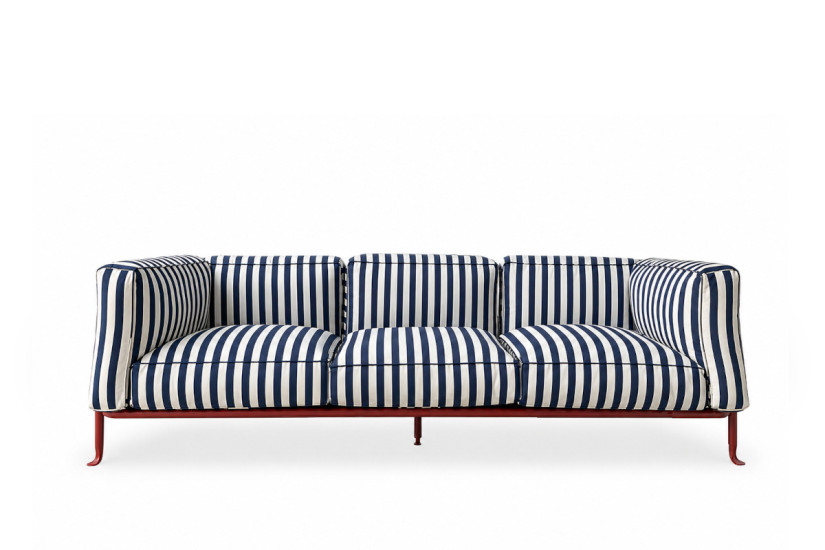 Borea Outdoor Striped Fabric Sofa (Expo Offer) B&B Italia Outdoor - 5