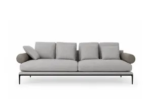 Atoll Light Grey Fabric Sofa B&B Italia - 5