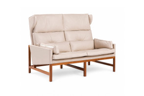 Divano Wood Frame Lounge BassamFellows - 1 2