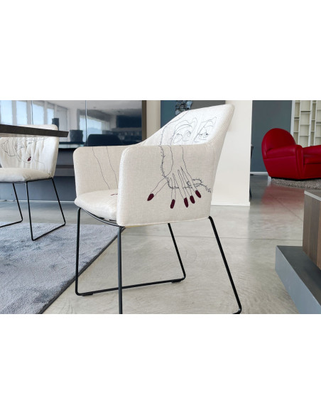 Sedia New York by Marras Con Braccioli (Offerta Expo) - Saba | Online Shop