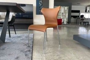 Sedia Papilio in pelle marrone B&B Italia - 6 2