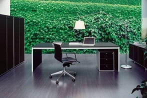 Scrivania Direzionale Bianconero Corium Oak 2