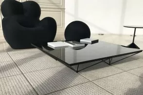 Alanda '18 Smoked Glass Coffee Table (Expo Offer) B&B Italia - 6 2