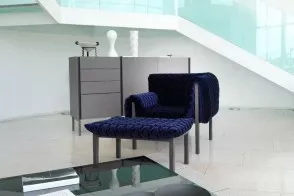 Fauteuil et Pouf Ruché (Offre Expo) Ligne Roset - 7 2