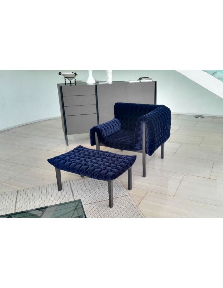Poltrona e Pouf Ruché (Offerta Expo)