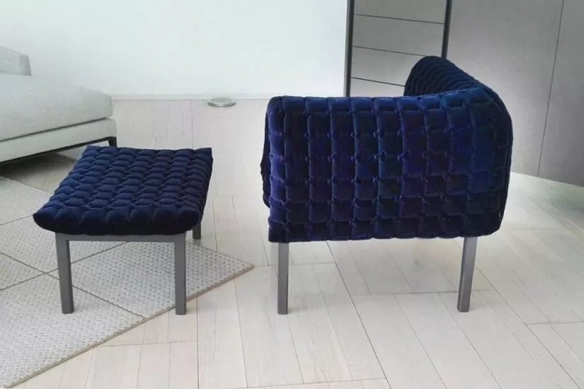 Fauteuil et Pouf Ruché (Offre Expo)