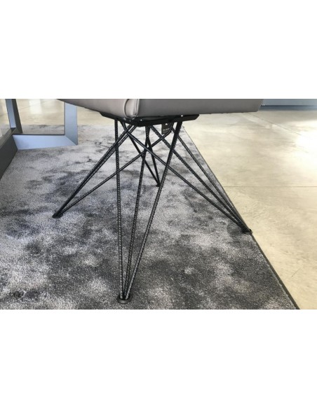 Chaise Flaminia couleur gris foncé (Offre Expo)