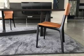 Chaise Isadora en cuir camel (Offre Expo) Poltrona Frau - 5 2