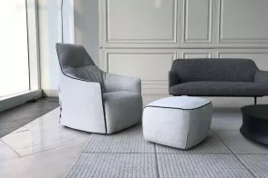 Santa Monica Lounge Armchair with Pouf (Expo Offer) 2
