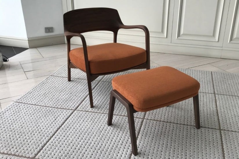 Louis Armchair and Loretta Pouf (Expo Offer)