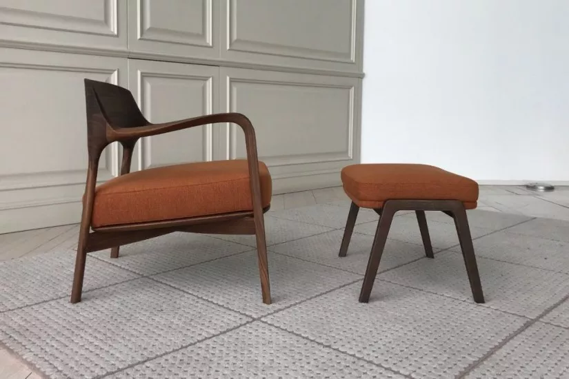 Louis Armchair and Loretta Pouf (Expo Offer)