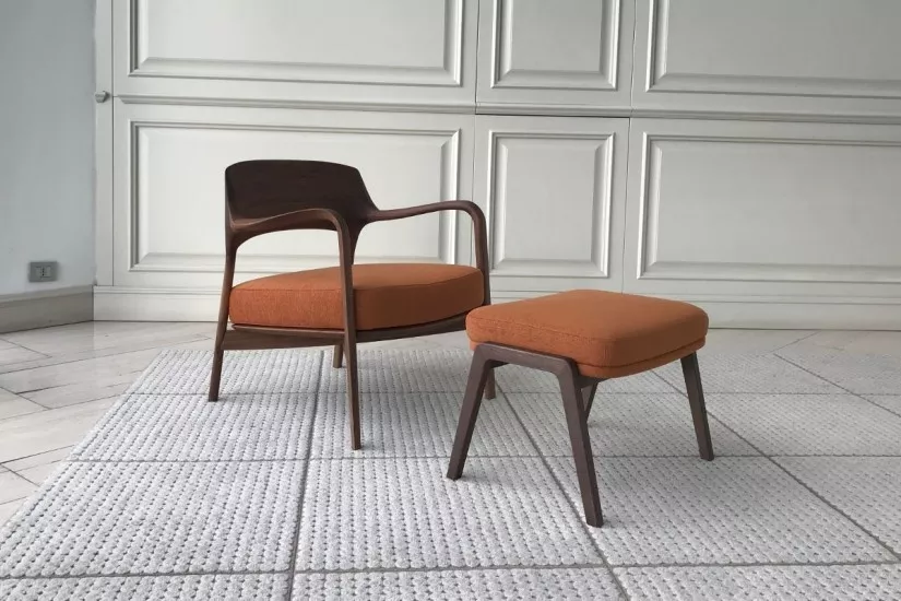 Louis Armchair and Loretta Pouf (Expo Offer)