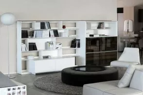 Flat.C White Lacquered Storage Unit (Expo Offer) B&B Italia - 6 2