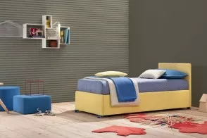 Letto imbottito di Design completo di materasso 2