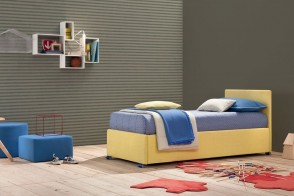 Lit rembourré au design complet avec matelas 2