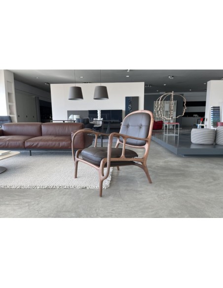 Fauteuil Twenty Two en cuir (Offre Expo)