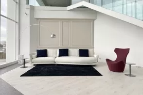 Canapé Noonu en tissu blanc B&B Italia - 5 2