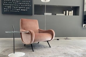 Fauteuil Lady en tissu rose (Offre Expo) - Cassina 2