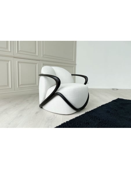 Poltrona Hug noce scuro (Offerta Expo) Giorgetti - 2