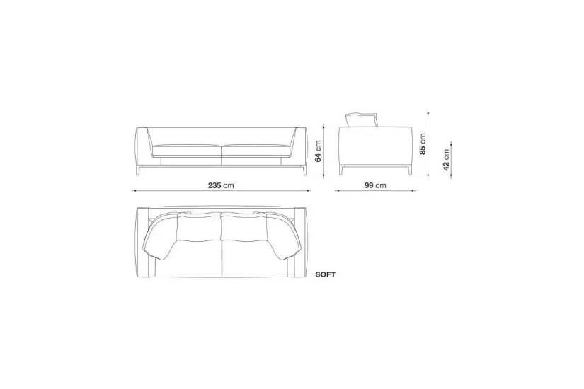 Lucrezia Soft Sofa (Expo Offer)