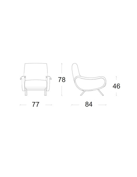 Fauteuil Lady (Offre Expo) Cassina - 6