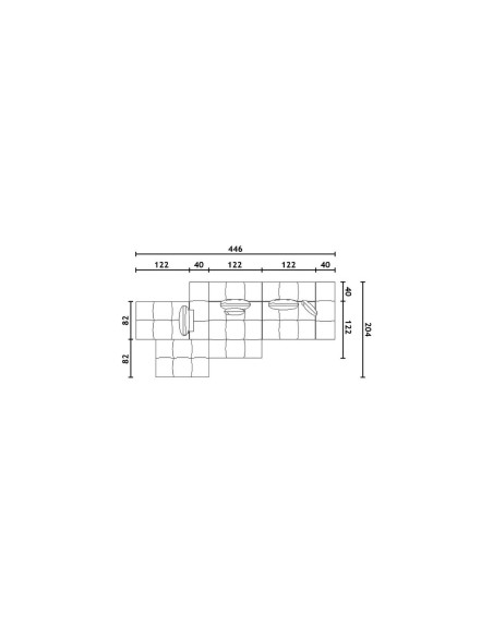 Divano Pixel Ed. 2021 (Offerta Expo) Saba - 7