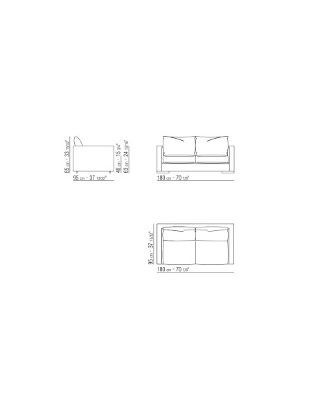 Magnum 2-seater Sofa (Expo Offer)