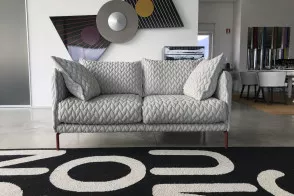 Moroso Gentry 2 Seater Bright Gray Fabric Sofa (Expo Offer) | Online Shop 2
