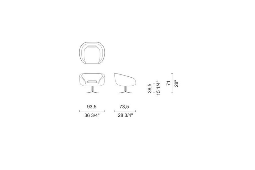 Poltrona Rive Droite (Offerta Expo) Cappellini - 2