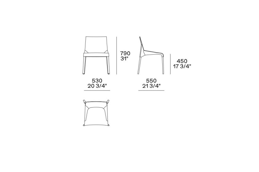 Chaise Seattle (Offre Expo) Poliform - 6