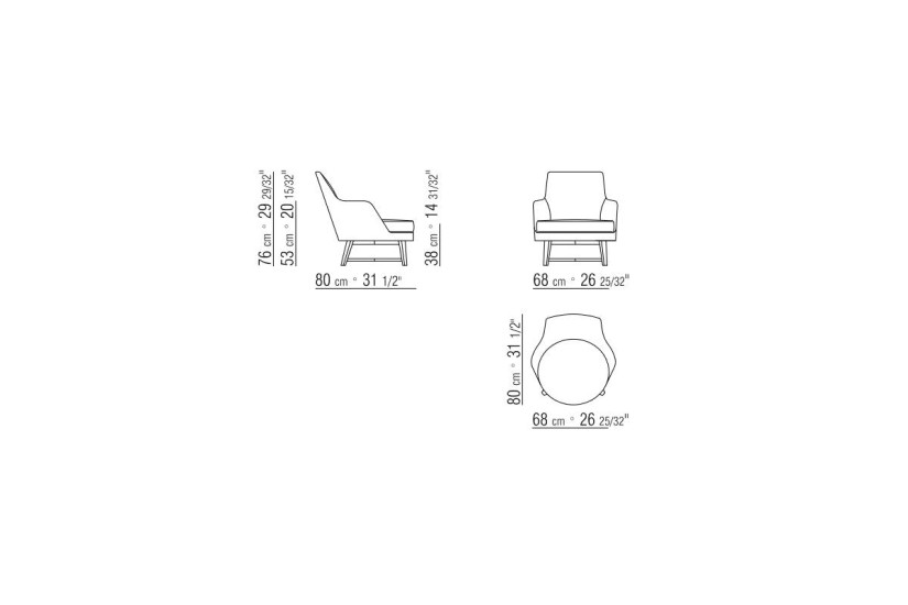 Fauteuil Guscio (Offre Expo) Flexform - 5