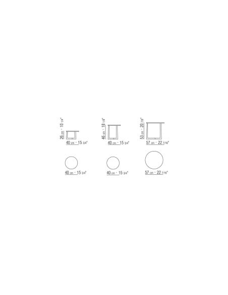 Table Jiff - Composition de 3 tables basses (Offre Expo) Flexform - 7