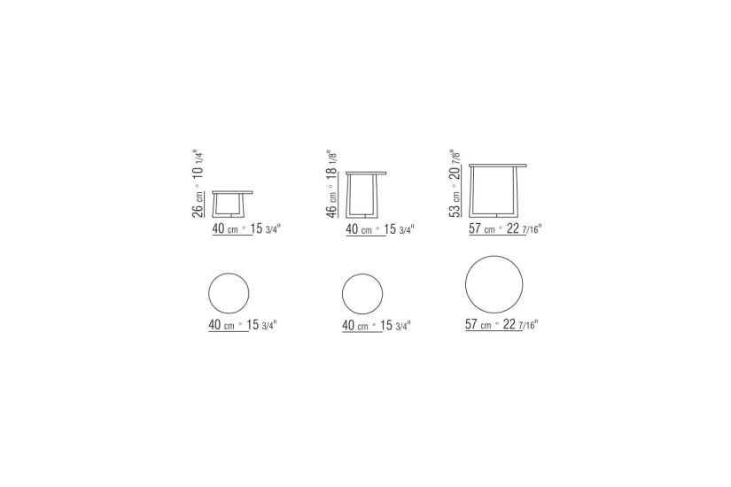 Table Jiff - Composition de 3 tables basses (Offre Expo) Flexform - 7