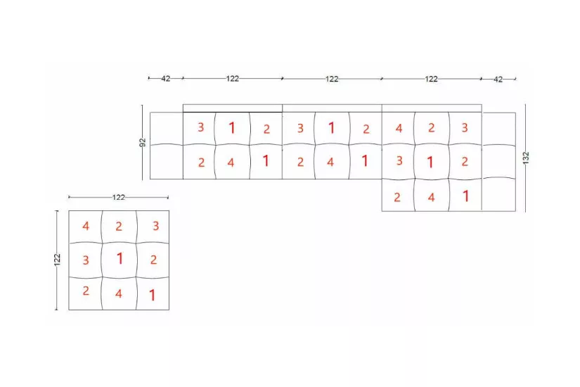 Pixel Patchwork Sofa (Expo Offer)