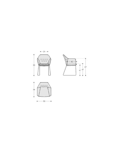 New York by Marras Chair With Armrests (Expo Offer)