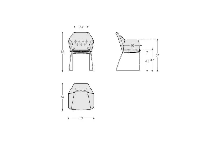 New York by Marras Chair With Armrests (Expo Offer)