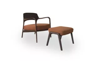 Poltrona Louis e Pouf Loretta (Offerta Expo) Porada - 5
