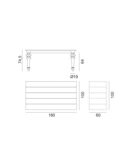 Gray extendable Table (Expo Offer)