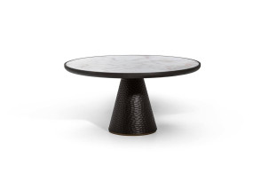 Table basse Duo base à pied Ceccotti Collezioni - 1